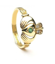 Bague Claddagh élégante - Or jaune