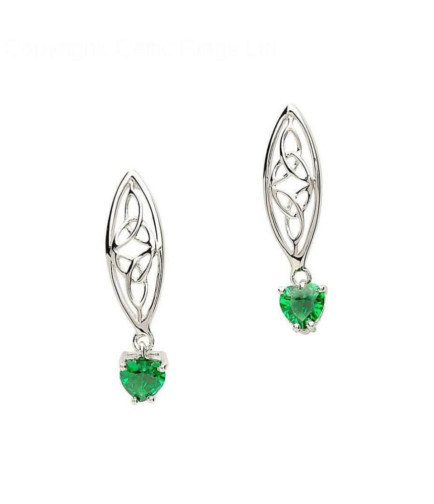 Double Trinity Knot Earrings