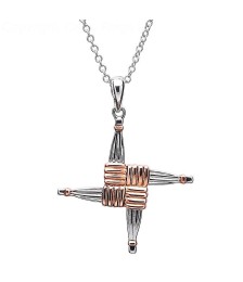 Rose Gold Plated St Brigid's Cross