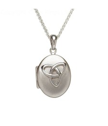 Polished Silver Trinity Locket