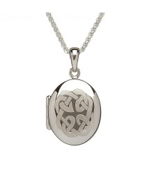 Engraved Celtic Knot Locket