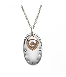 Irish Claddagh Charm Pendant