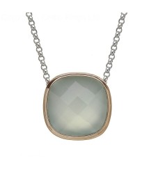 Powder Blue Chalcedony Pendant