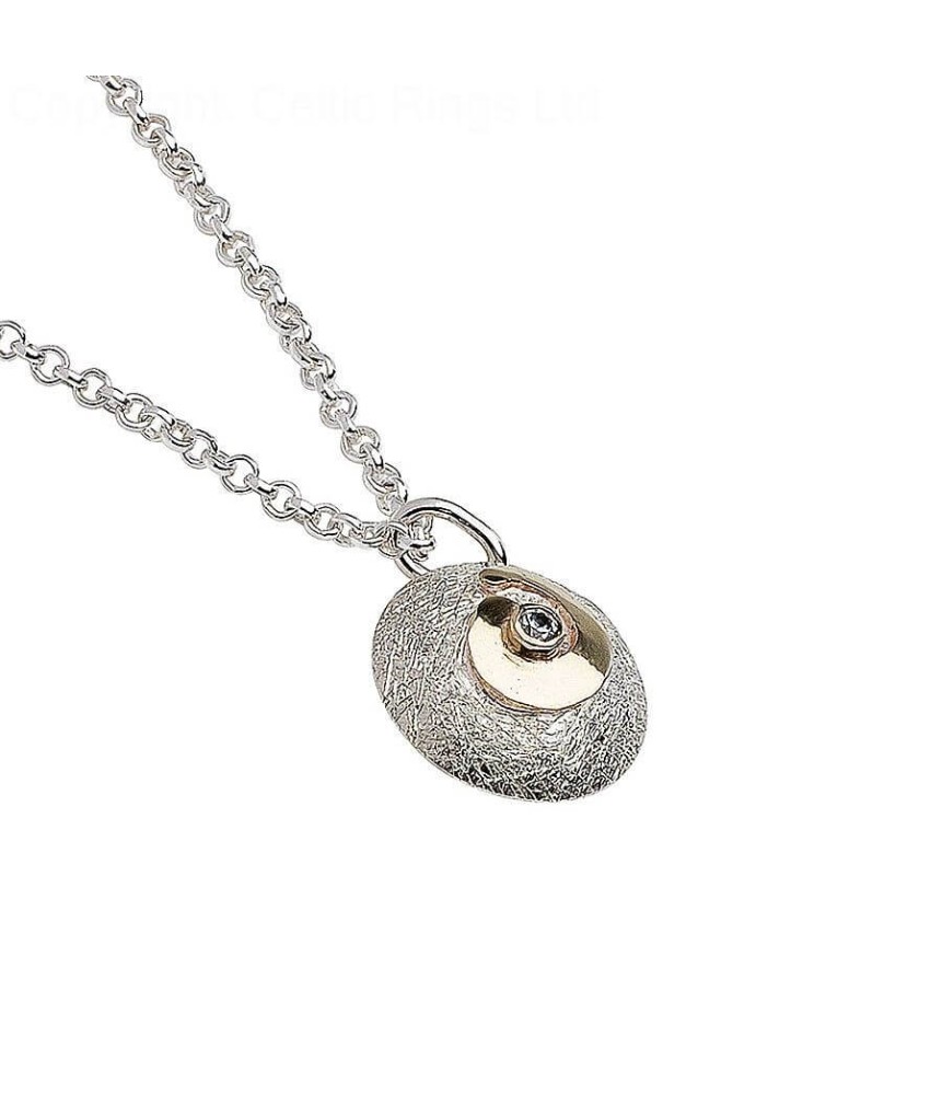 Small Irish Round Pendant