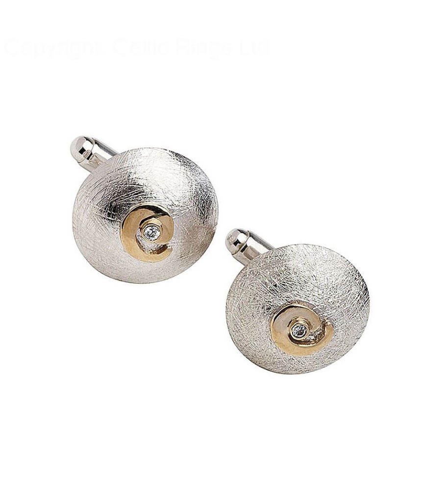 Irish Round Cufflinks