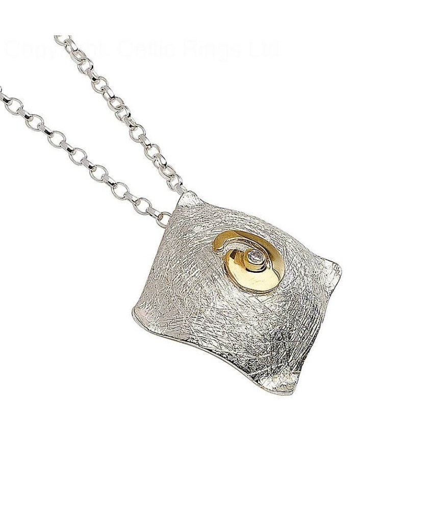 Large Irish Square Pendant