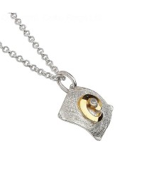 Small Irish Square Pendant