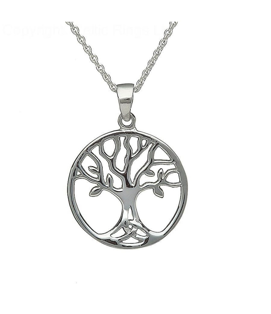 Collier de l'arbre de vie en argent