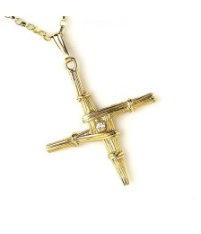 Croix de Brigid avec diamant