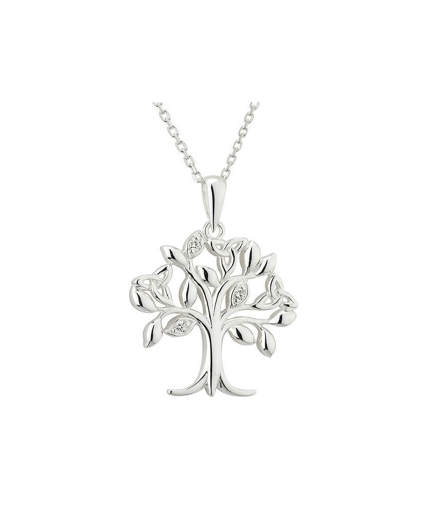 Tree of Life CZ Necklace