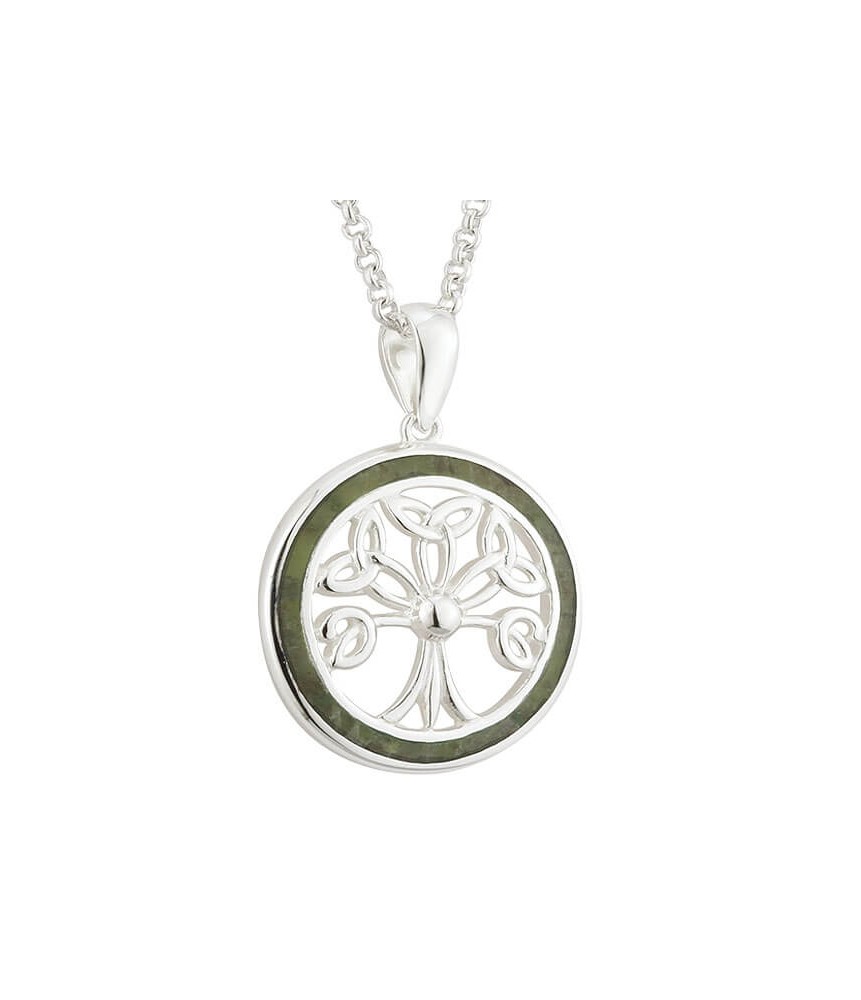 Tree of Life Necklace with Marble