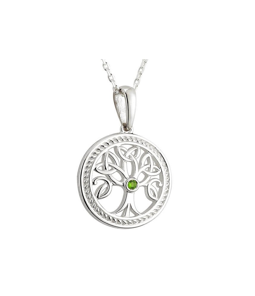 Tree of Life with Emerald CZ