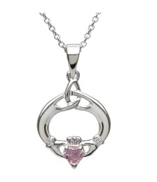 Octobre Claddagh Pendentif