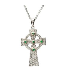 Celtic Design Cross - Silver