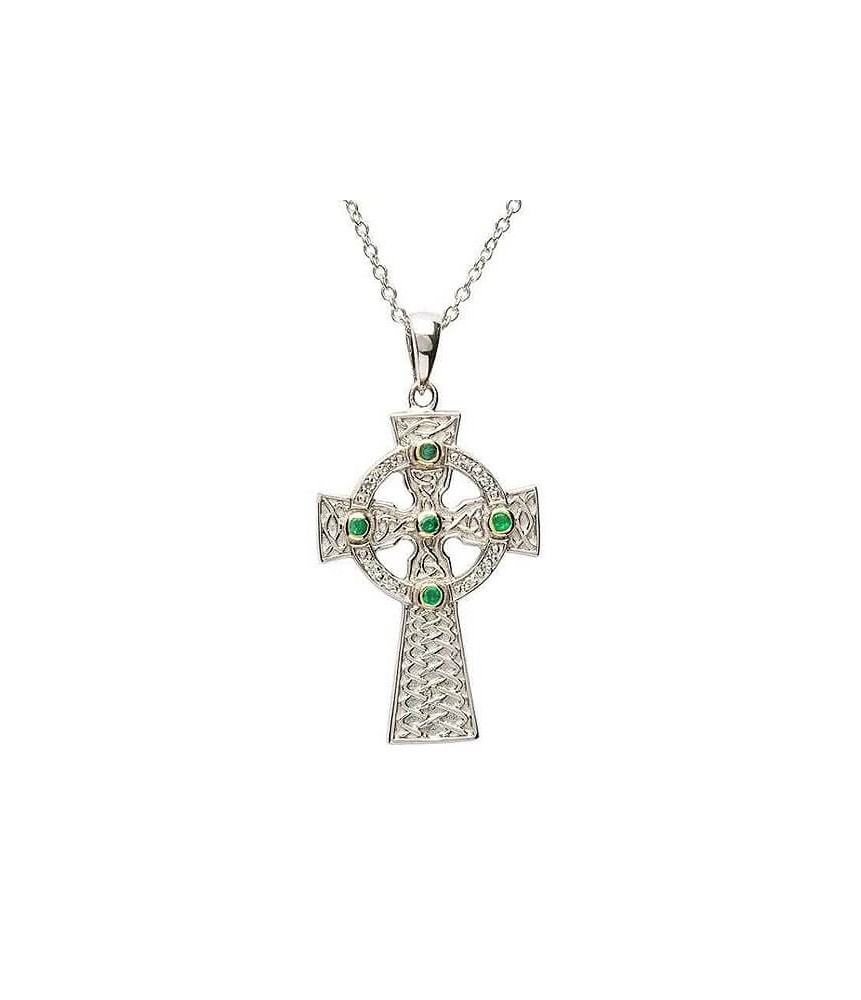 Celtic Design Cross - Silver