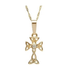 Small Cross with Diamond