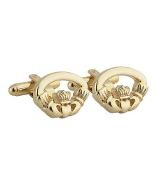 Claddagh Cufflinks - Gold Plated