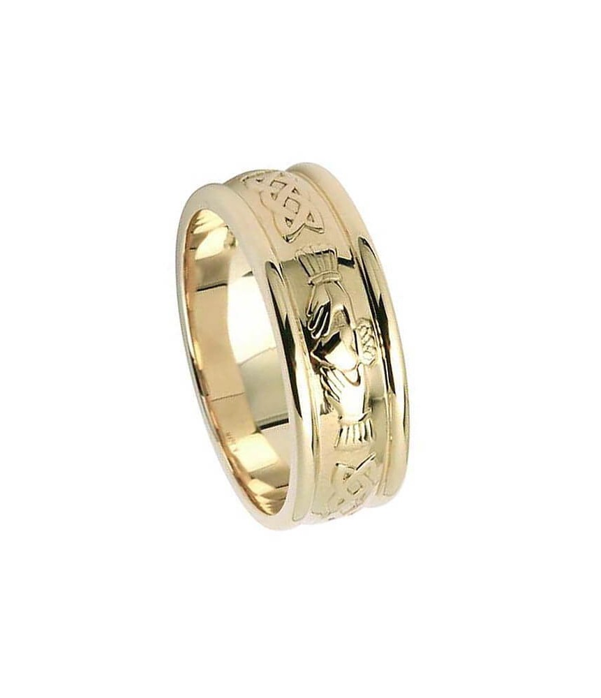 Bague de mariage pour homme Claddagh