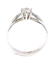 Classic Claddagh Engagement Ring - Side View