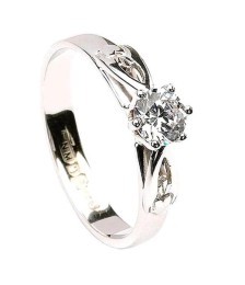 Classic Claddagh Engagement Ring