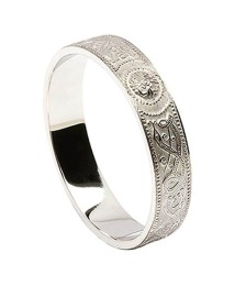 Bague de mariage irlandaise en argent