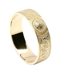 Bague de mariage irlandaise pour homme