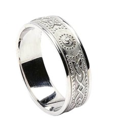 Narrow Irish Ring with Trim