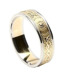 Narrow Irish Ring with Trim