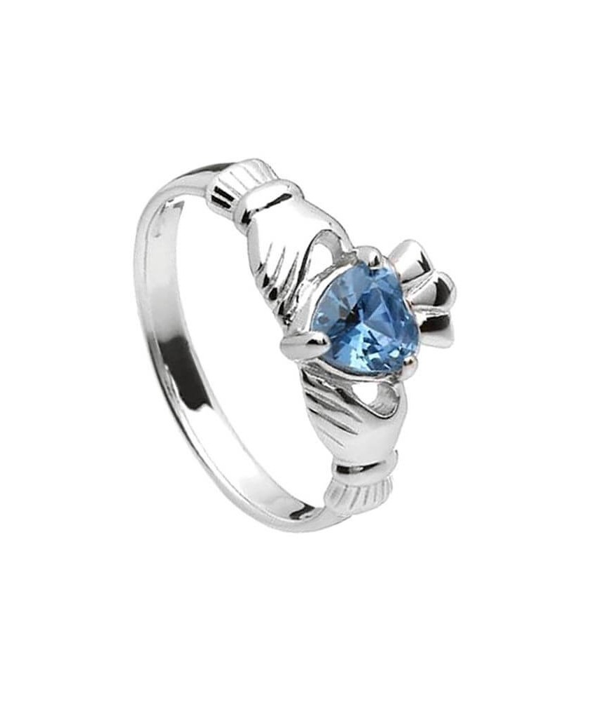 Bague Claddagh de décembre - Argent