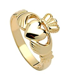 Schwerer Claddagh Ring der Männer