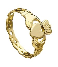 Claddagh mit Verdrehtem Ring