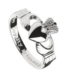 Men's Silver Claddagh Ring