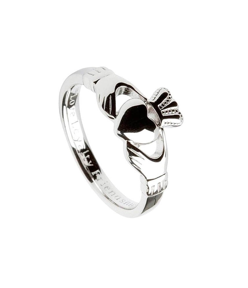 Mens Comfort Fit Claddagh Ring