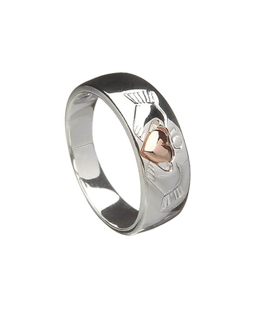 Claddagh with Rose Gold Heart