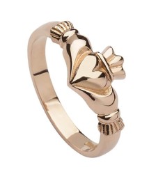 Rose Gold Claddagh Ring