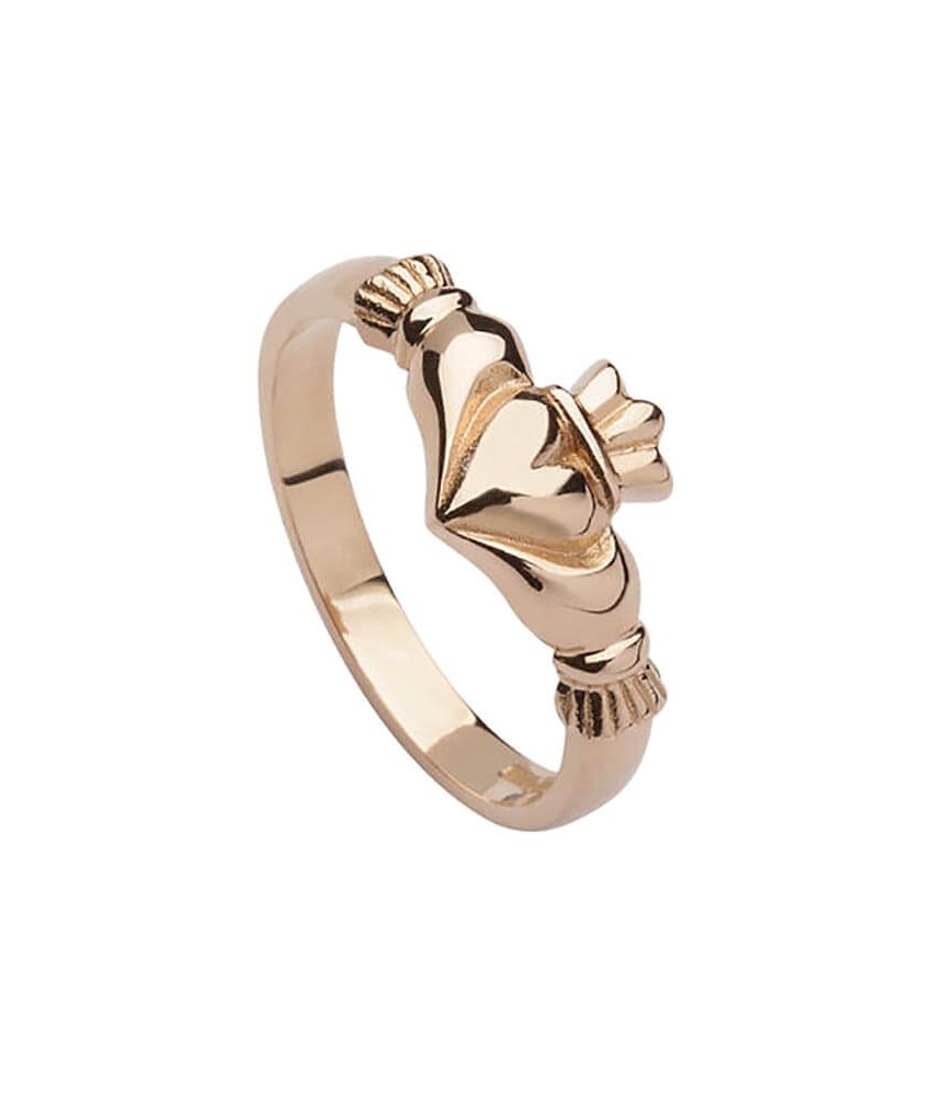 Bague Claddagh en or rose