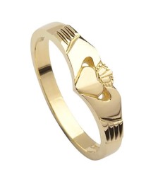 Bague Claddagh en or moderne