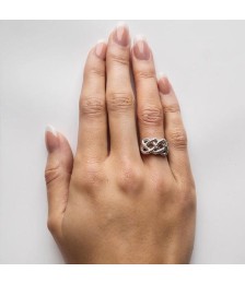 Fisherman's Knot Ring - On Hand