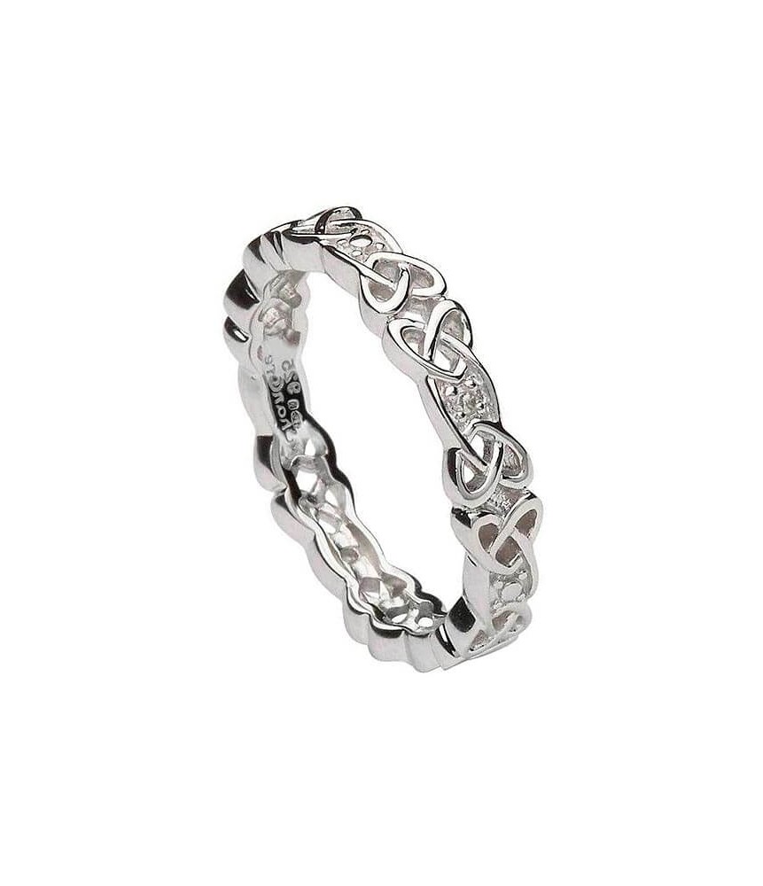 Celtic Knot Stone Set Ring