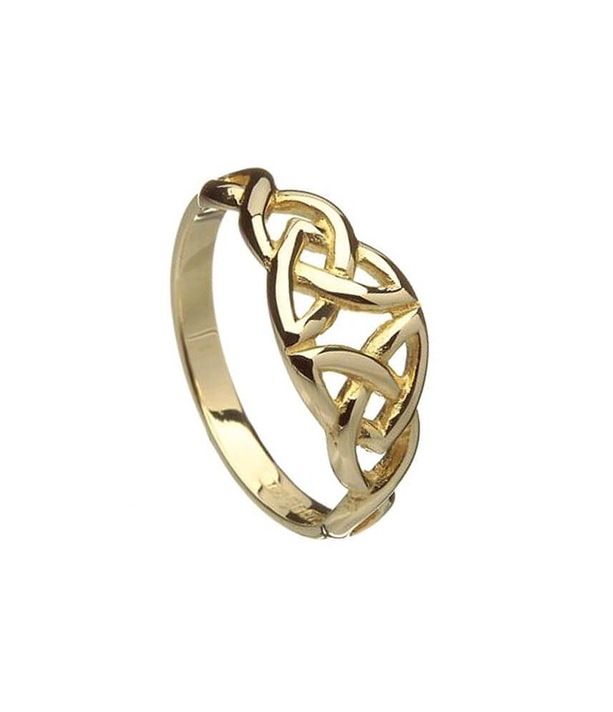 Keltischer Knoten Ring - Gold