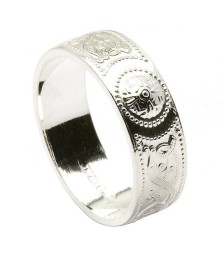 Silver Celtic Ring - Based on Ardagh Chalice