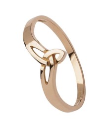 Bague noeud Trinity en or rose