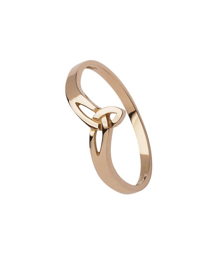 Rose Gold Trinity Knot Ring