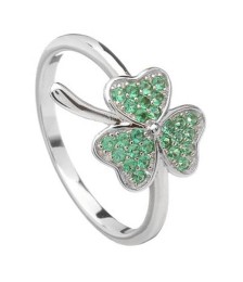 Green Shamrock Ring