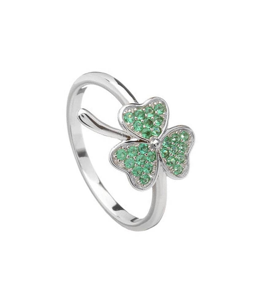 Green Shamrock Ring