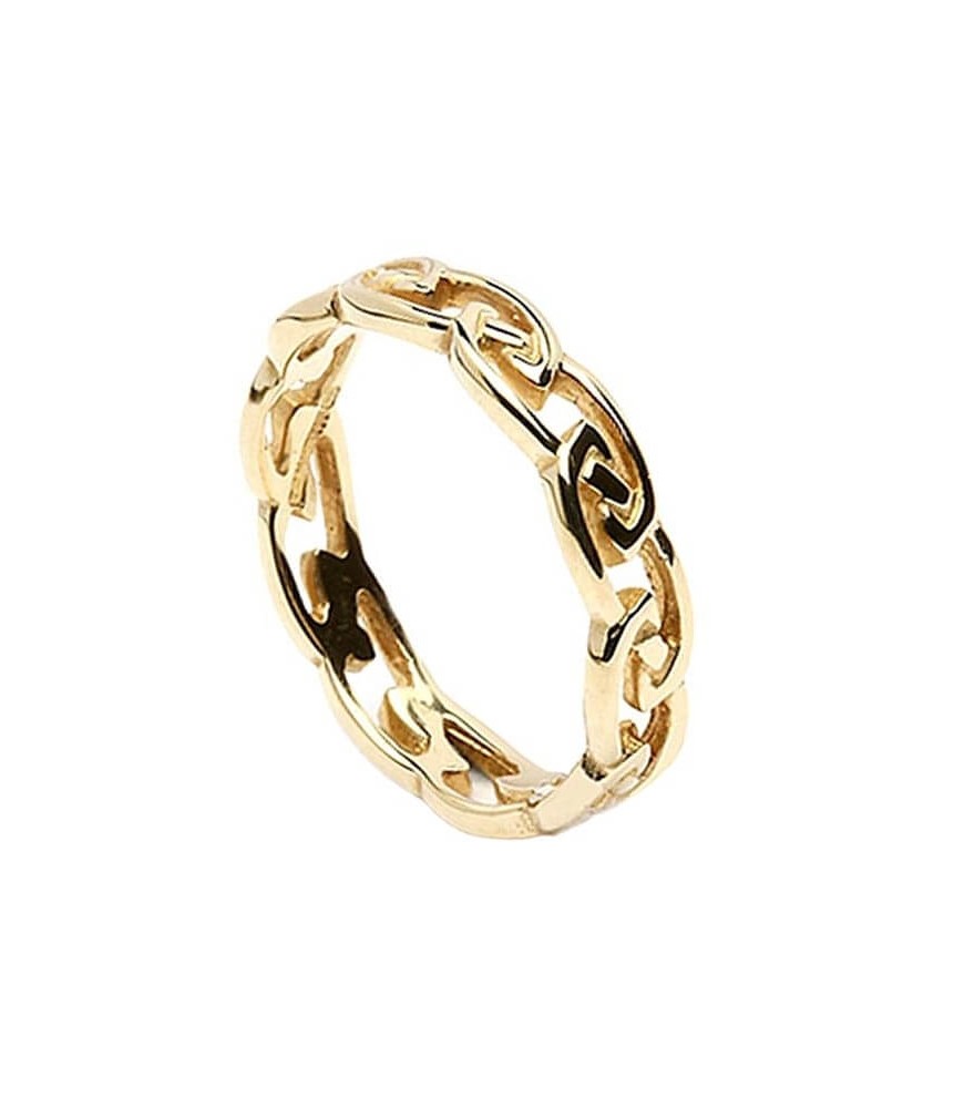 Womens Eternal Celtic Knot Ring - Gold