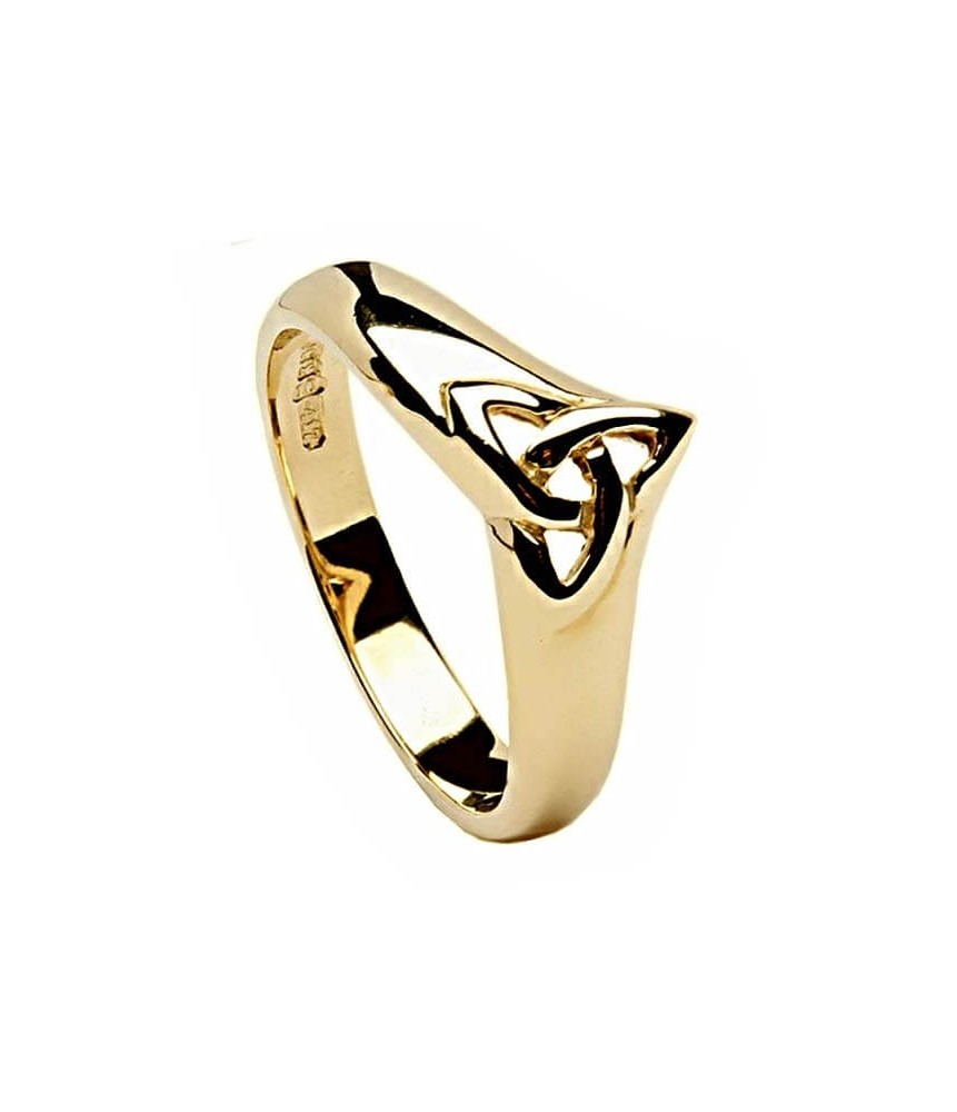 Gold Dreifach Knotenring