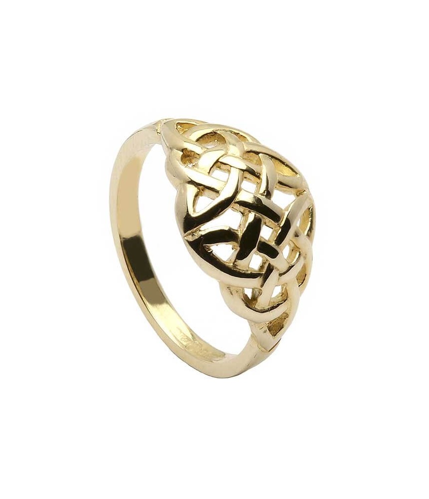 Domed Celtic Knot Ring