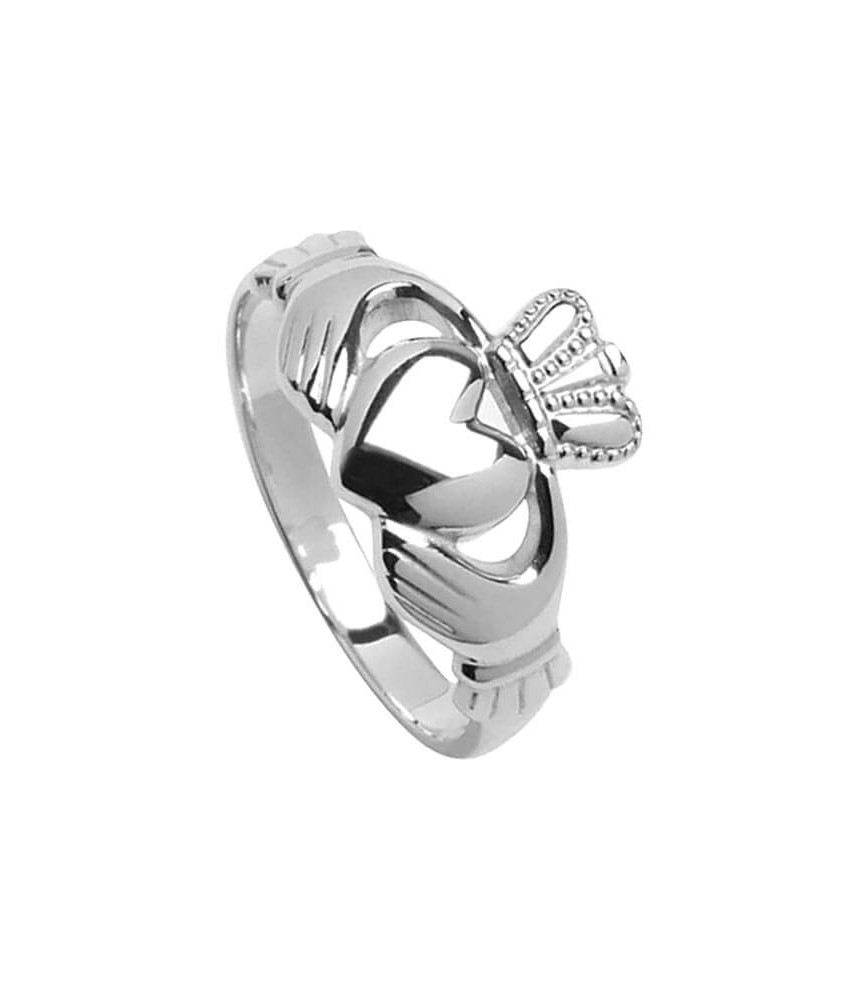 Medium Silver Claddagh Ring