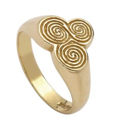 Bague Spirale Celtique Newgrange